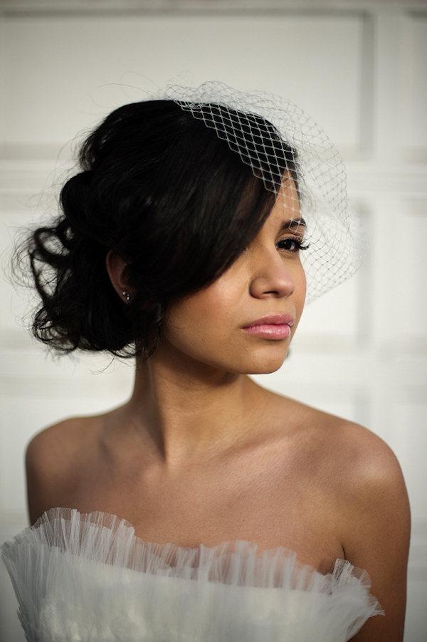 dramatic portrait of bride - photo by Denver based wedding photographers Adam and Imthiaz
